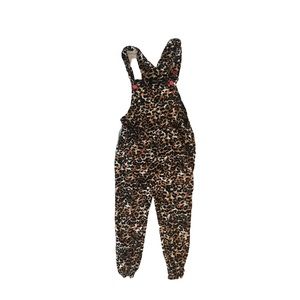 4T leopard print overalls